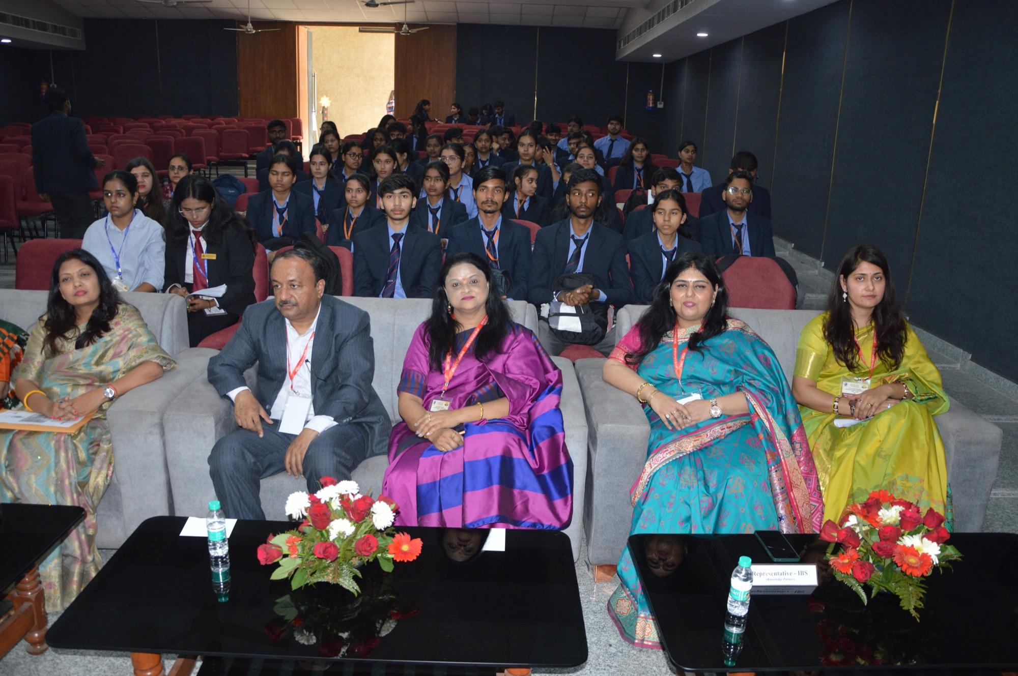 Faculty and delegates seated for the inaugural session.